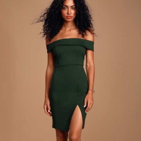 LULU OFF THE SHOULDER DRESS, rarely worn in good condition - Picture 1 of 4